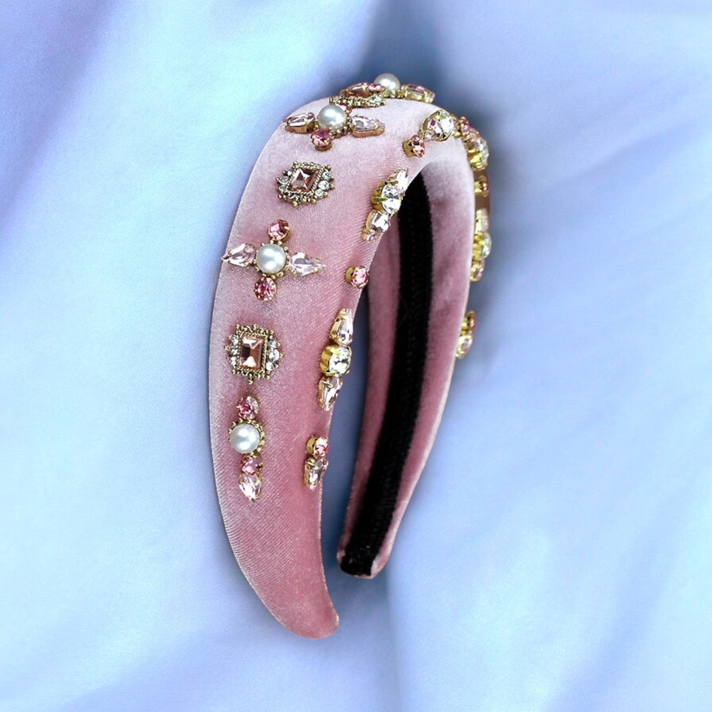 Pink sequin headband adorns and elevates any outfit, adding a touch of whimsical glamour to everyday looks.